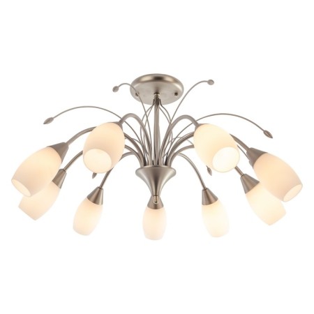 Lamp Ceiling Economy Highlight 12121/9sn MK, 9x40W, E14, 35x70x70 cm, silver color-2