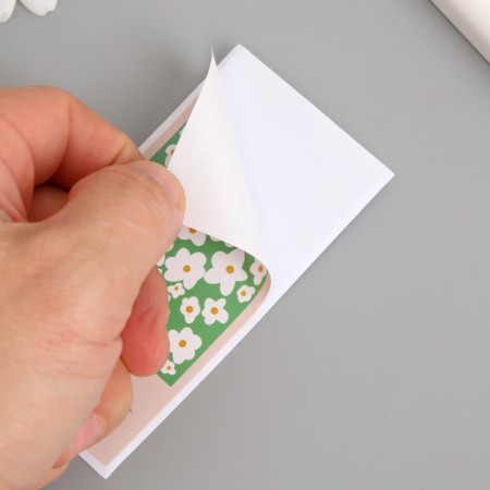 Sticker Paper Gratitude "chamomile" set 50 pcs 10x5 cm-2