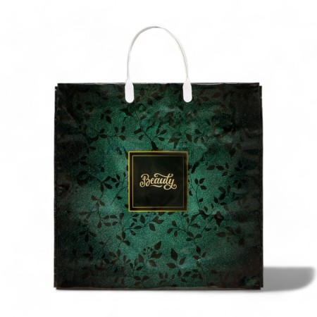 Package "Emerald New", polyethylene with a plastic pen, 35x35 cm, 100 μm