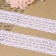 Knitted lace, 55 mm × 10 ± 1 m, white color