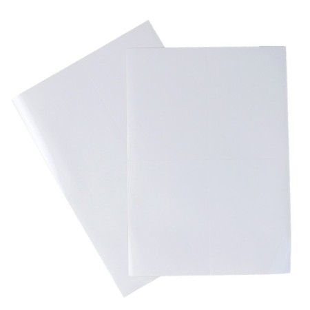 Labels, A4 format, self -adhesive, 100 sheets, 80 g/m, different, on a sheet 4 pieces, 105 x 148.5 mm, white-1