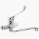 Kitchen mixer Istok Life 0402.976, wall, surgical pen, chrome