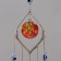 Wind Music Metal from the evil eye "Goddess Lakshmi" 5 bells 36 cm