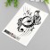 Tattoo "Violin key" 10x15 cm