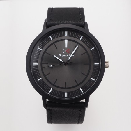 Men's wristwaters "Ares", D-4.5 cm, black strap