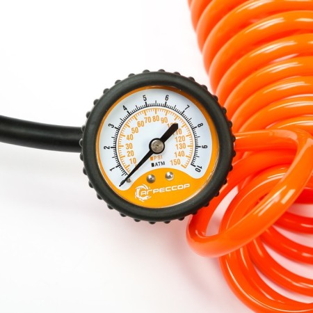 Car compressor "Aggressor" AGR-50, Metal, 12V, 280W, performance 50 l/min, adapters for pumping boats, LED LEAD, BART-5