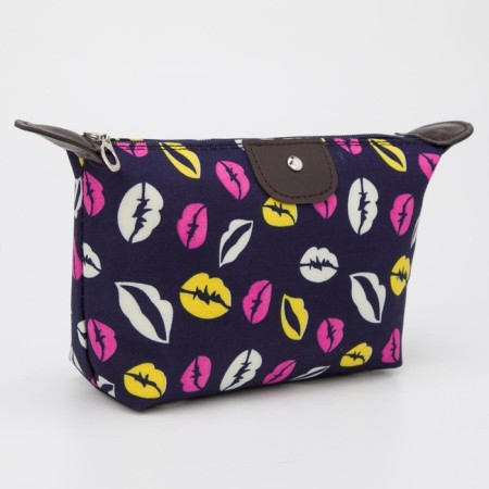 Lightning cosmetic bag, blue color