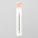 Cosmetological loop, bilateral, 13 cm, silver color