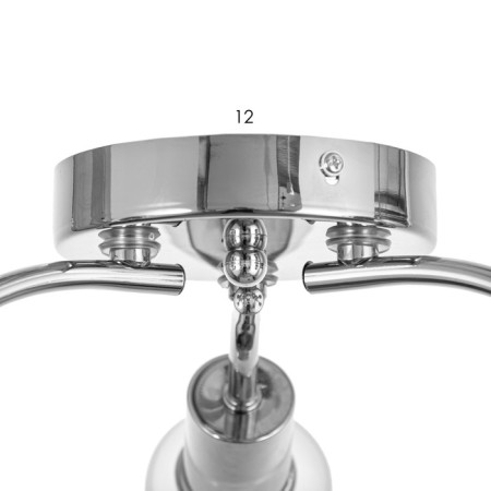 Cellular Adele 3x40W E14 chrome 52x52x19 cm-6