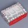 Folding box for 6 cupcakes with the Hugge window, 25 x 17 x 10 cm, New Year
