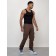 Cargo jeans men, size 54, brown color