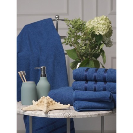 A set of terry towers Limogen, size 30x50 cm, 50x90 cm, 70x140 cm, blue-5