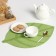 Set of napkins 2 pcs. Dolyana "Leaflets", centered green, 30*45 cm