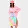 Women's beach bag "Hello Summer", 39x32 cm, pink