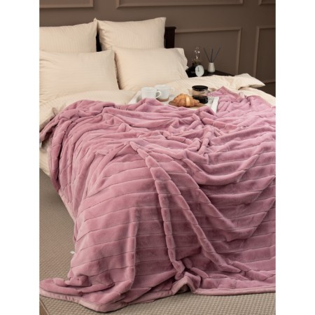 Texrepublic blanket, size 200x220 cm, lilac color-7