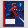 Notebook in a cage 12 sheets, 5 types of mix, cover coated cardboard, spider-man