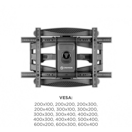 Black Black 40 "-75" Max. 45.5kg, wall turn and slope-5