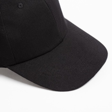 Minaku plain cap, black color, rr 52-54-1