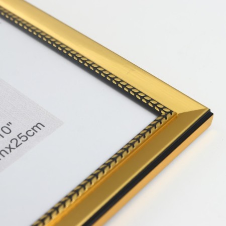 Photo frame plastic 20x25 cm "Kosichka" gold 27.2x22.2 cm-3
