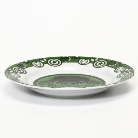 A set of ceramic dishes, 3 objects: plate Ø 16.5 cm, bowl Ø 14 cm, mug 200 ml, Avengers, Marvel-3