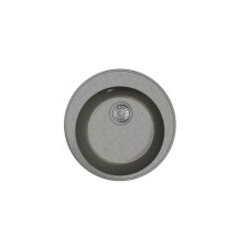 Мойка кухонная из камня Dr.Gans Smart «ПИОН-480» d=480 мм, h=180 мм, цвет черный