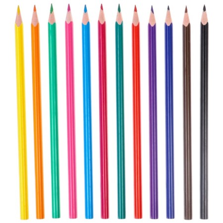 Color pencils, 12 colors, trihedral, avengers-3