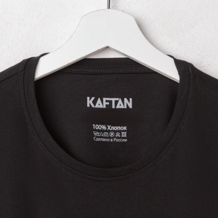 Men's T-shirt KAFTAN E-ZONE, 52, black-6