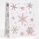 New Year's laminated gift packet "Snowflakes", s 11.5 x 14.5 x 5.5 cm