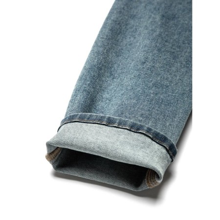 Women's jeans modeling with high planting Contte Elegant, XS size, MID Blue color-7