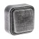 Switch "Elect" VA 16-131-hour, 16 A, 1 key, external, black color under silver
