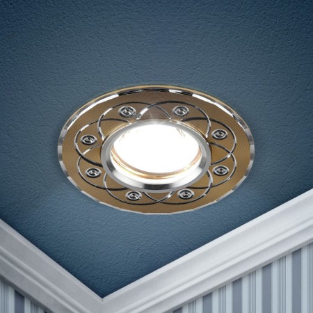 Lamp Built -in era KL40, IP20, 50W, 95 mm, color gold/silver-1