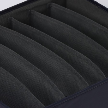 Organizer for linen 7 cells LadOM, 33.5x30.5x10 cm, graphite color-3