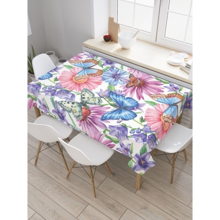 The tablecloth “Life in the field”, rectangular, Saten, size 120x145 cm