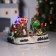 LED figure "Christmas" 31 × 20 × 23 cm, polystone, AAX3 batteries (not complete), USB, glow of multi