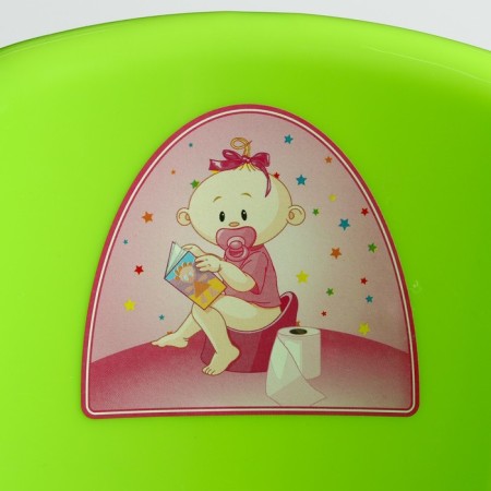 Pot children's anti -slip "comfort" with a lid, a removable bowl, a light color-5