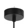 Squire chandelier 1x25W GU10 Black 12x12x80cm