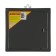 Revisionine "Vento" DR2020, 200 x 200 mm, with a pen, plastic, gray