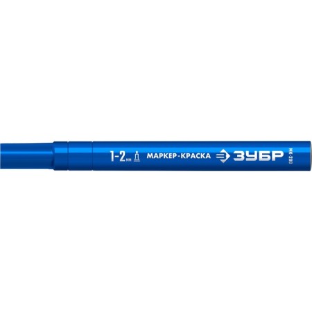 Marker-color construction bison MK-200 06326-7, round, 1 mm, blue