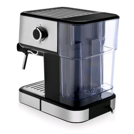 Brayer BR1101 coffee machine, Rozhkova, 1500 watts, 1.5 l, cappuccino, silver-2
