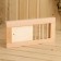 Ventilation grate with a valve, 26.5 x 10 x 2.7 cm