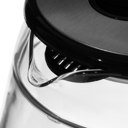 Electric kettle Goodhelper KPG-1800, plastic, glass flask, 1.8 l, 1500 watts, gray-black 1067812-3