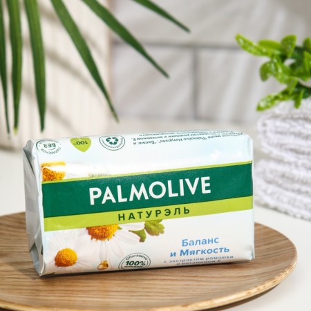 Soap Palmolive "Naturel" "Balance and softness" with chamomile extract and vitamin E, 90 g