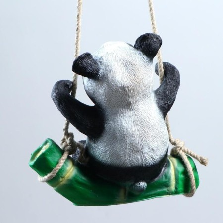 Suspended decor "Panda on the bamboo" 24x15x25cm-6