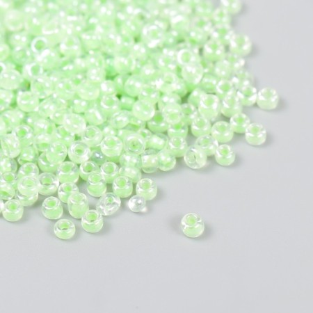 Beads "Zlatka" 08/0, 3 mm, 10 g 2214 Salad