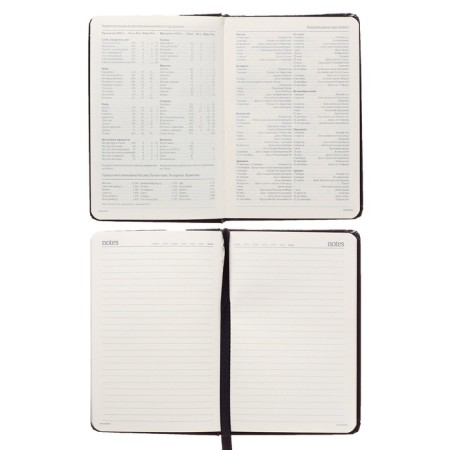 Delicidal Lowed A6 (87 x 131 mm), 100 MEGAPOLIS sheets, hard cover, artificial leather, black-6