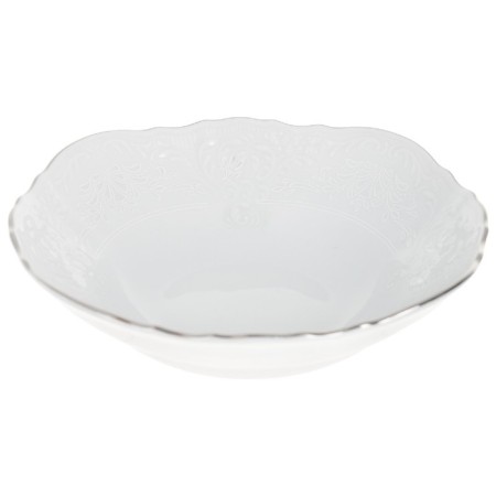 Round bernadotte salad, decor "Decol, Platinum layering", 16 cm