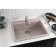Kitchen Washing Ulgran U104-342, 560x495 mm, color graphite