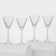 A set of glass glasses for Martini Poline, 90 ml, 4 pcs