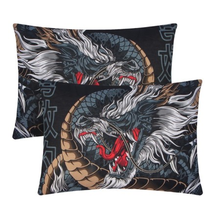 Dragon 50x70 cm - 2 pcs, 100% cotton, calico