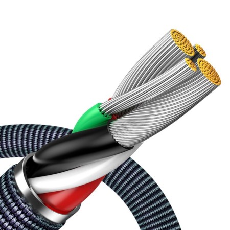 Baseus cable, Lightning - USB, 2.4 A, 1.2 m, black-5